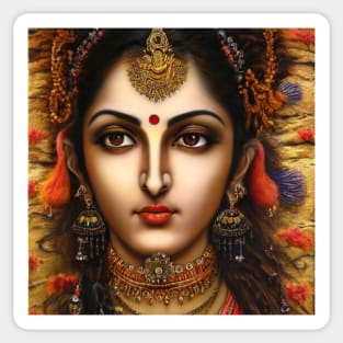 Indian Goddess Sticker